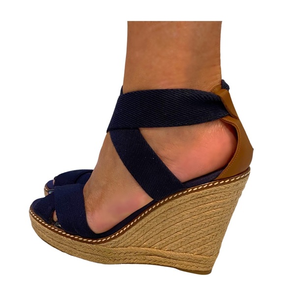 TORY BURCH Adonis Espadrille Wedge - Picture 14 of 16